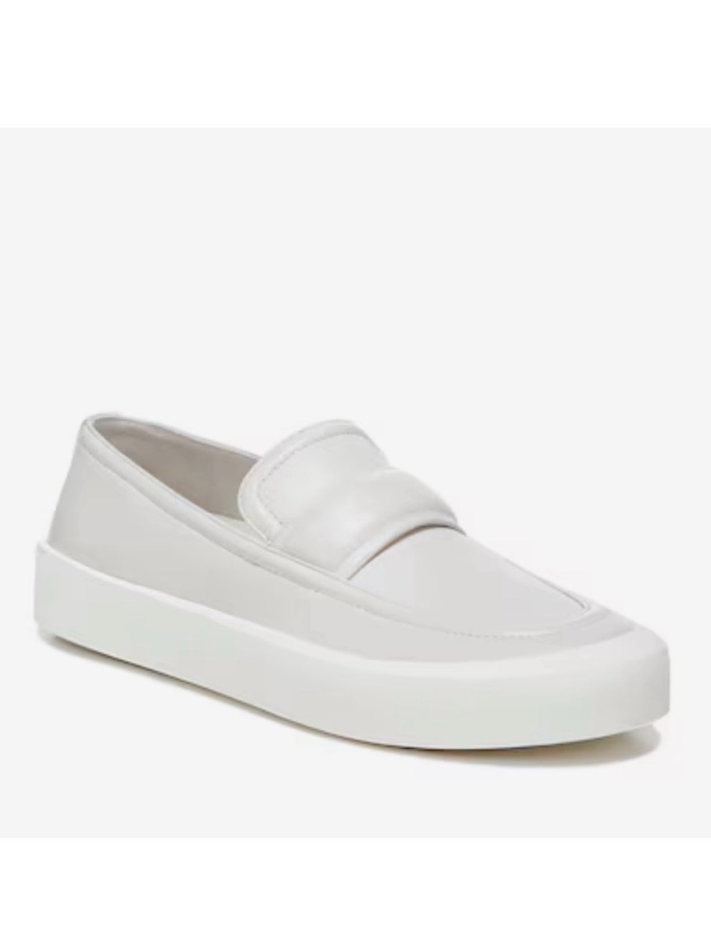 Vince Ghita Off White Slip On Leather Penny Loafers Shoes Men’s 9